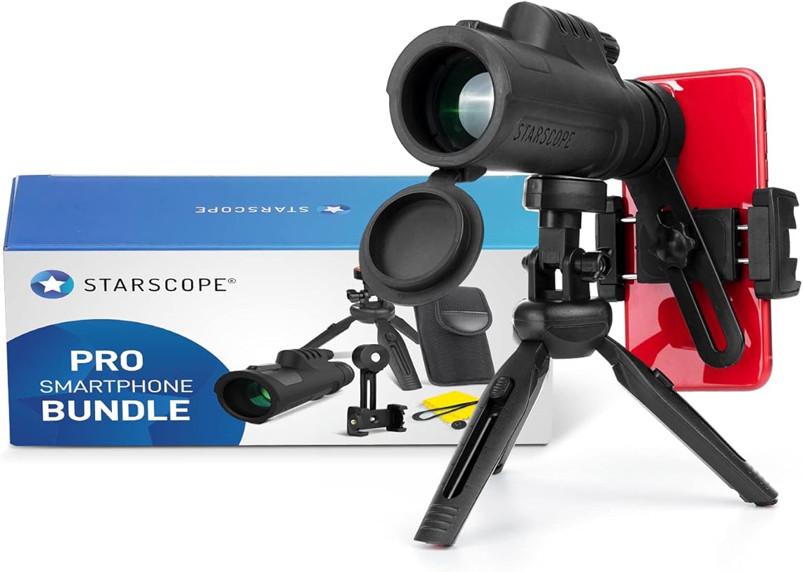 STARSCOPE Monocular Telescope Smartphone Bundle